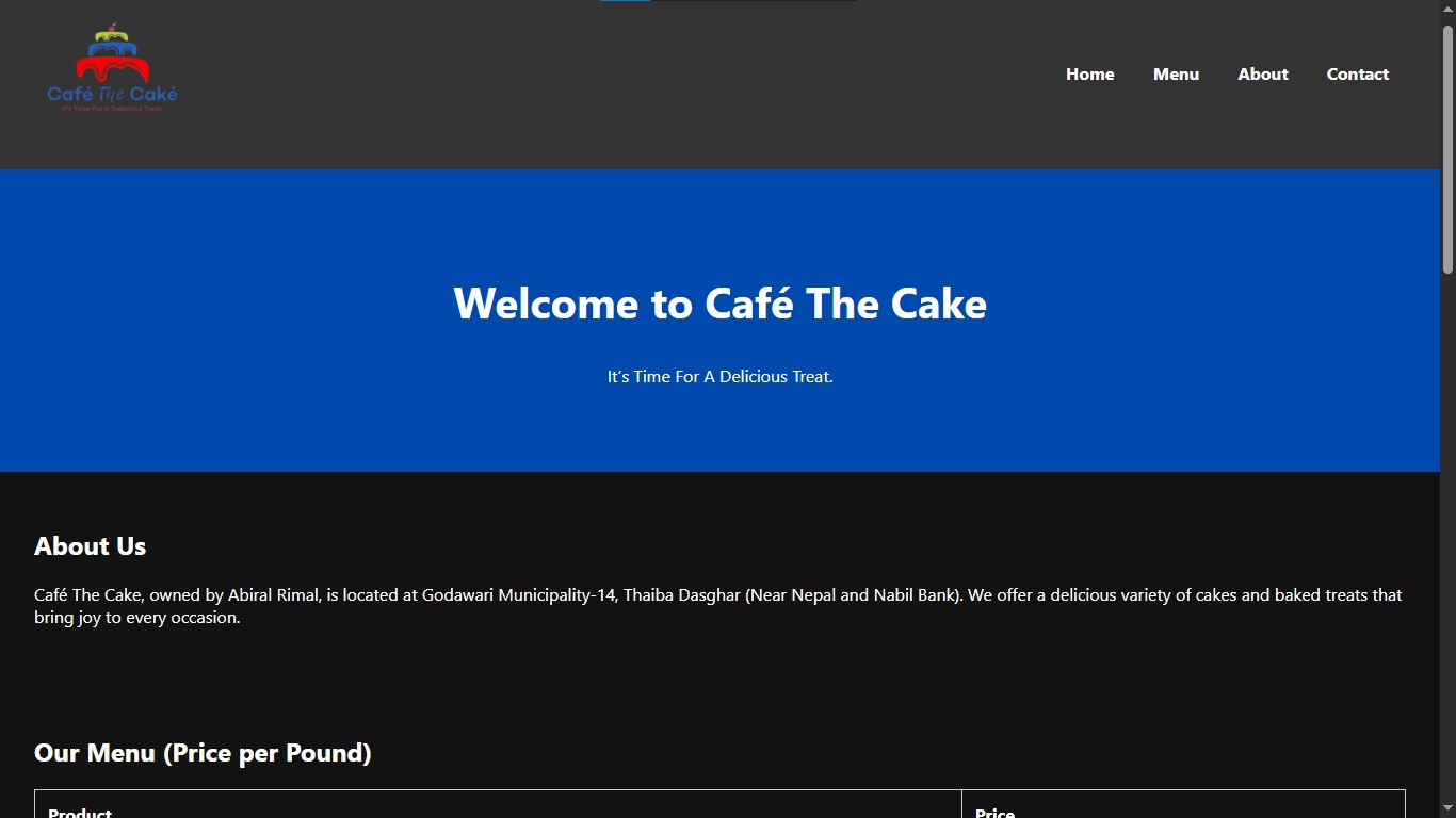 Cafe The Cake